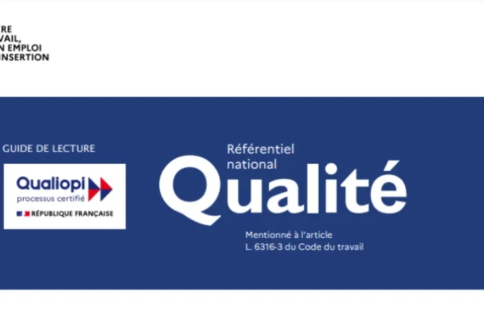 logo qualiopi avec la mention Référenciel National Qualité