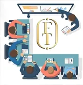 dessin centre de formation avec logo ftraining