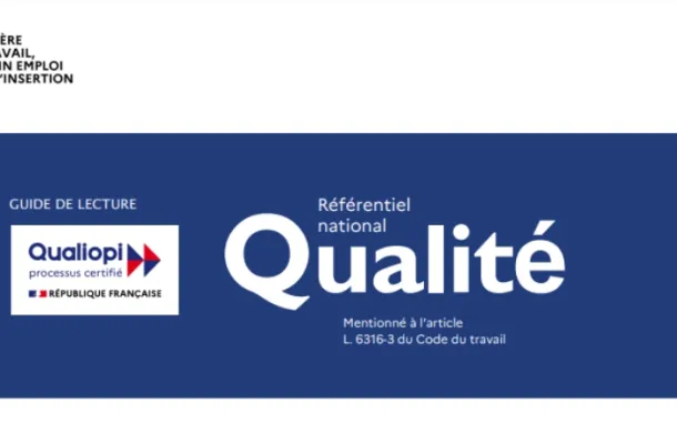 logo qualiopi avec la mention Référenciel National Qualité